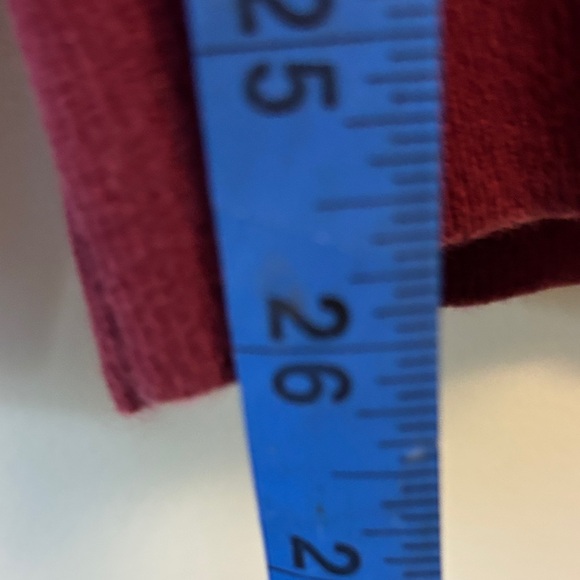 Nautica Men's Burgundy 1/4 Zip cotton Sweater sz L - Picture 6 of 9